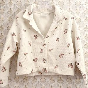 Heirlooms | quilted floral blazer jacket